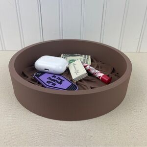 Floral Design Catch All Tray, The Kovi Catch-All Tray with Bottom